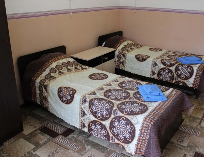 Номер эконом стандарт с 2 односпальными кроватями - Санаторий «Урал» Лазаревское